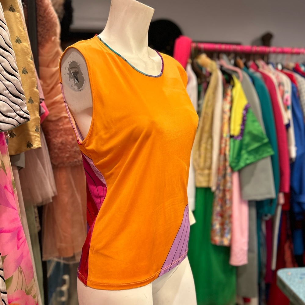 Y2K Versace Psychedelic Top - Picture 4 of 15